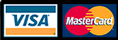 Visa and Mastercard accepted